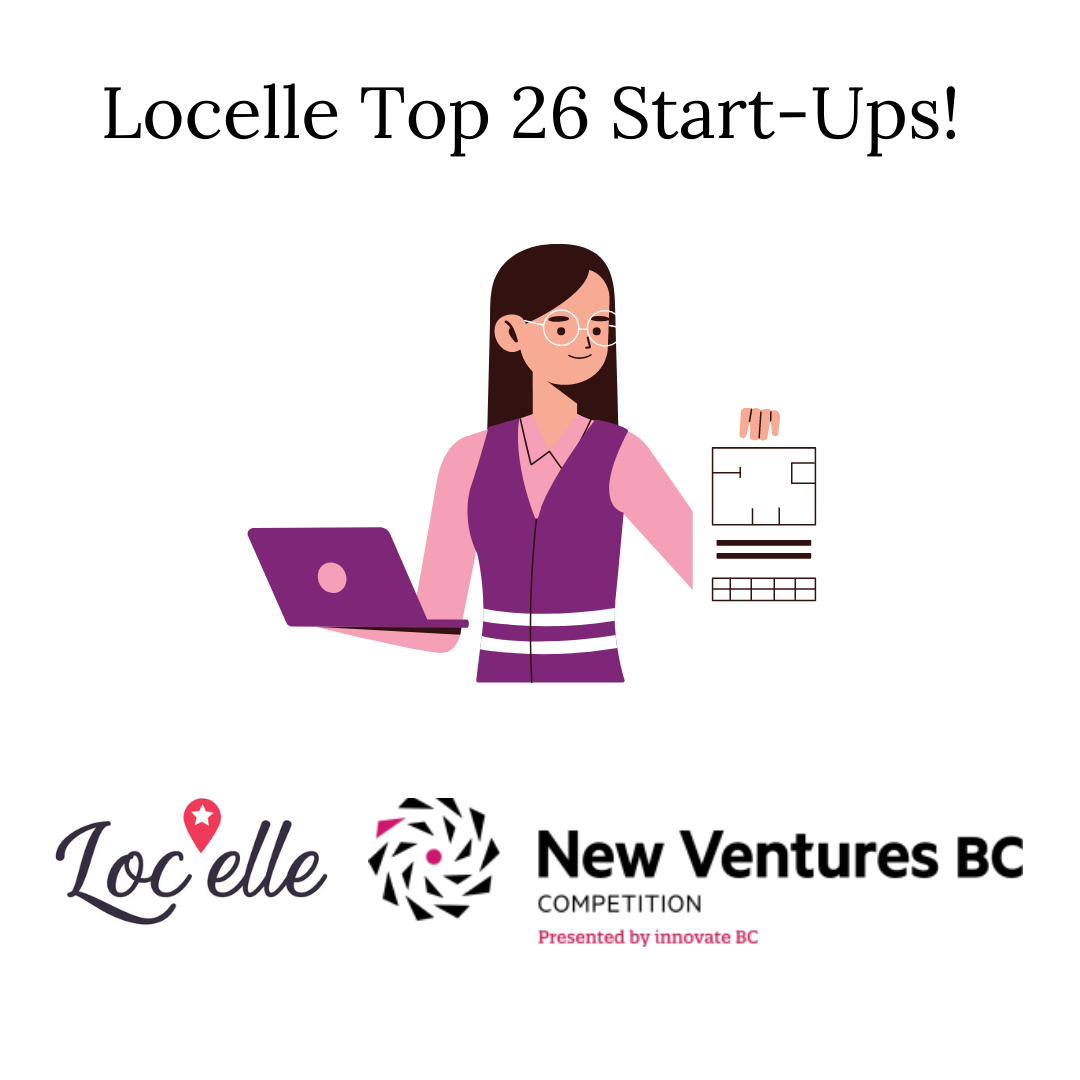 Locelle Top 26 Tech Start-Ups! New Ventures BC Competition